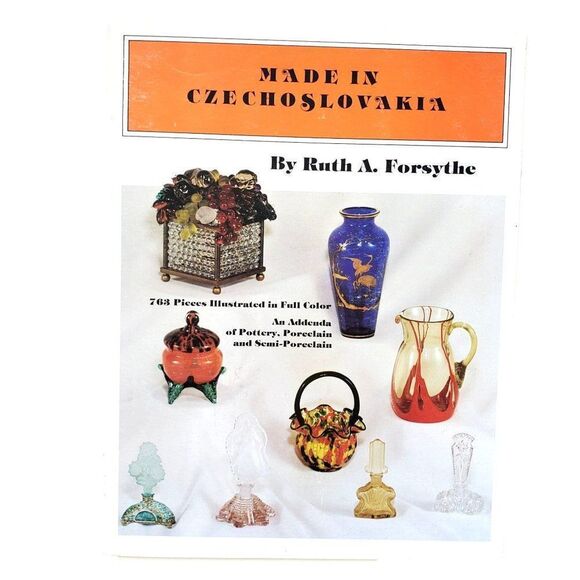 Made in Czechoslovakia Ruth Forsythe 1982 Price Guide Glass Porcelain 1986 - Picture 1 of 13
